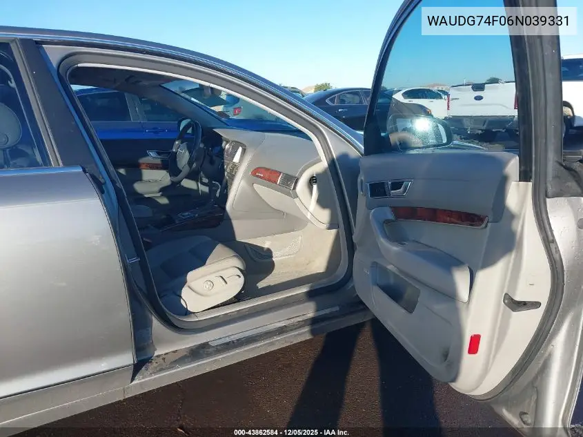 WAUDG74F06N039331 2006 Audi A6 3.2
