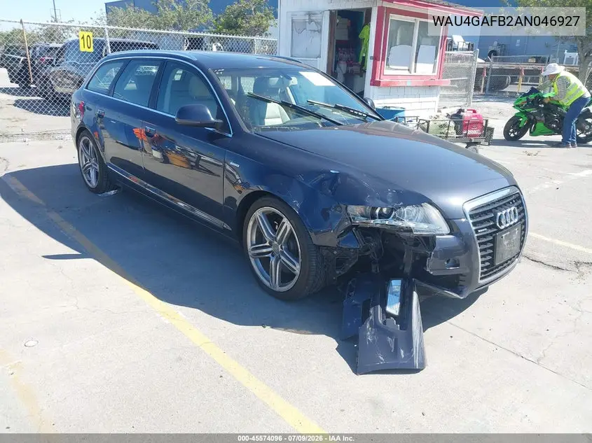 2010 Audi A6 3.0 Premium VIN: WAU4GAFB2AN046927 Lot: 45574096