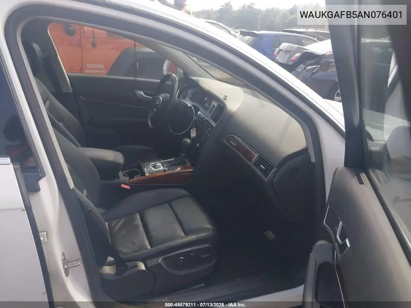 2010 Audi A6 3.0 Premium VIN: WAUKGAFB5AN076401 Lot: 45579211