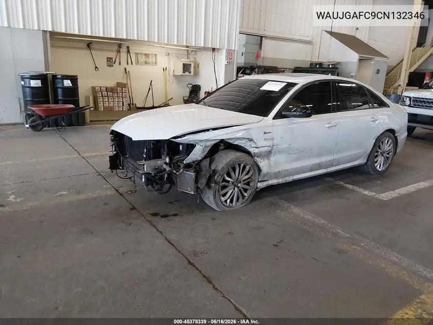 2012 Audi A6 3.0 Premium VIN: WAUJGAFC9CN132346 Lot: 45378339