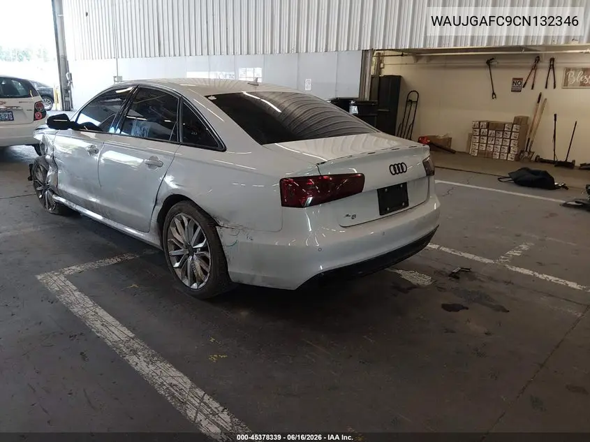 2012 Audi A6 3.0 Premium VIN: WAUJGAFC9CN132346 Lot: 45378339