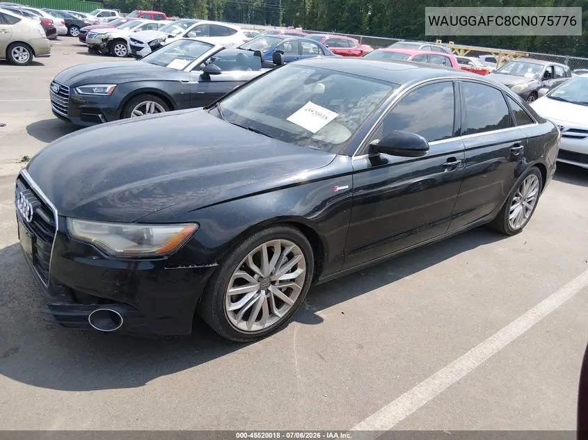 2012 Audi A6 3.0T Premium Plus VIN: WAUGGAFC8CN075776 Lot: 45520018
