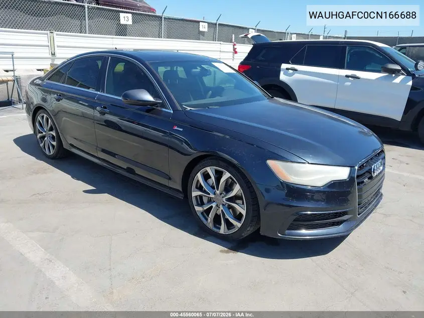 2012 Audi A6 3.0T Prestige VIN: WAUHGAFC0CN166688 Lot: 45560065