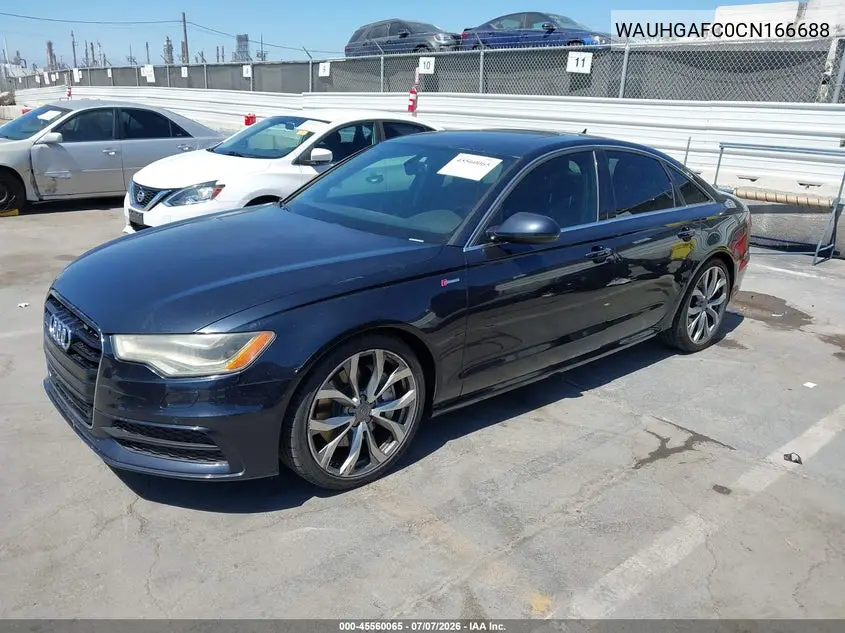 2012 Audi A6 3.0T Prestige VIN: WAUHGAFC0CN166688 Lot: 45560065