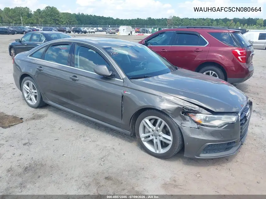 2012 Audi A6 3.0T Prestige VIN: WAUHGAFC5CN080664 Lot: 45572385