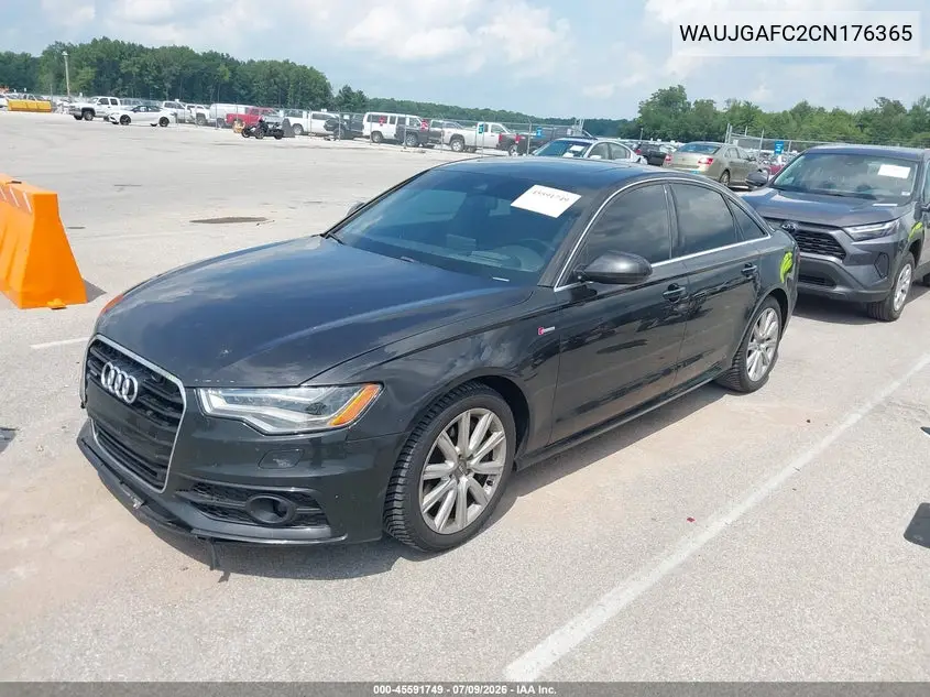 2012 Audi A6 3.0T Prestige VIN: WAUJGAFC2CN176365 Lot: 45591749