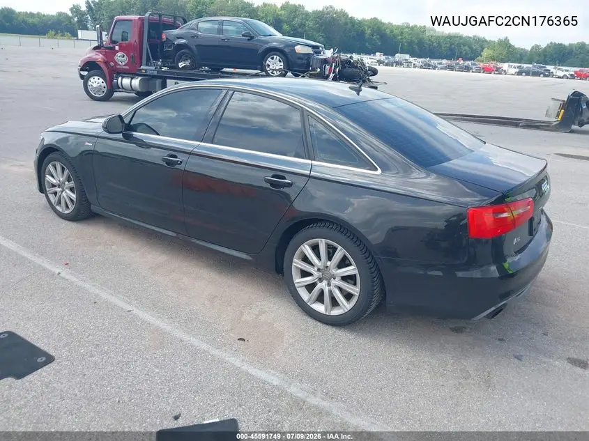 2012 Audi A6 3.0T Prestige VIN: WAUJGAFC2CN176365 Lot: 45591749