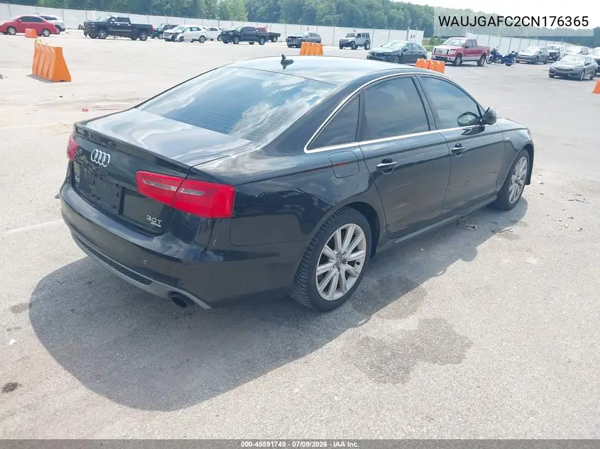 2012 Audi A6 3.0T Prestige VIN: WAUJGAFC2CN176365 Lot: 45591749