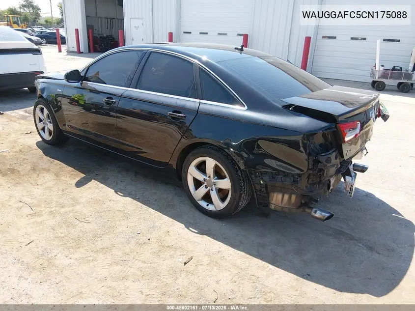2012 Audi A6 3.0 Premium VIN: WAUGGAFC5CN175088 Lot: 45602161