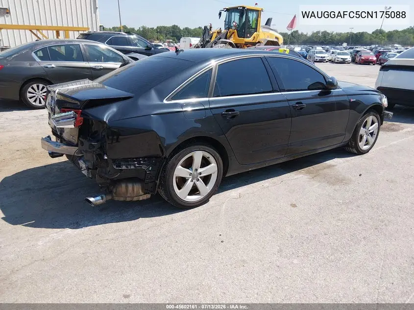 2012 Audi A6 3.0 Premium VIN: WAUGGAFC5CN175088 Lot: 45602161