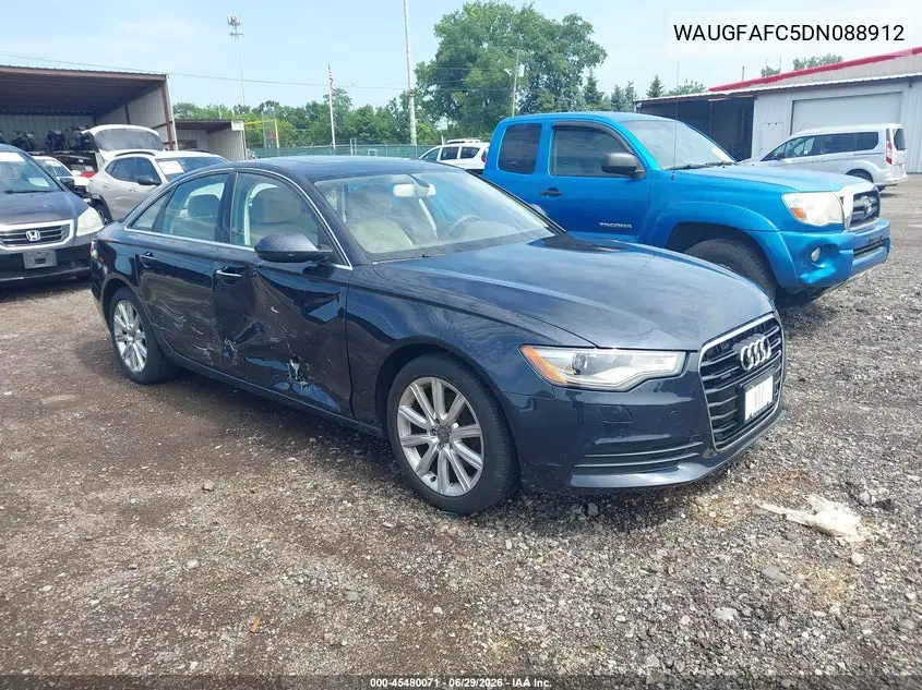 2013 Audi A6 2.0T Premium VIN: WAUGFAFC5DN088912 Lot: 45480071