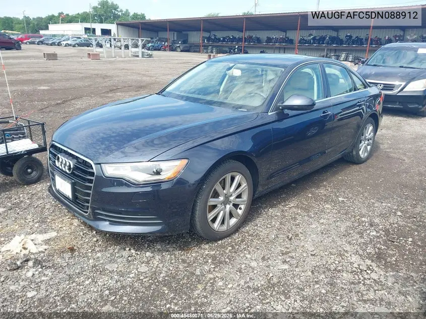2013 Audi A6 2.0T Premium VIN: WAUGFAFC5DN088912 Lot: 45480071