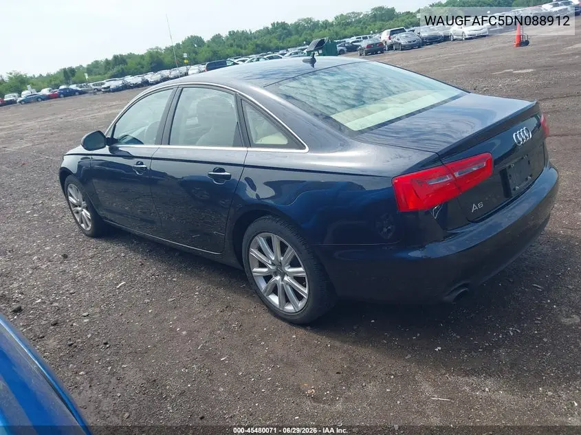 2013 Audi A6 2.0T Premium VIN: WAUGFAFC5DN088912 Lot: 45480071