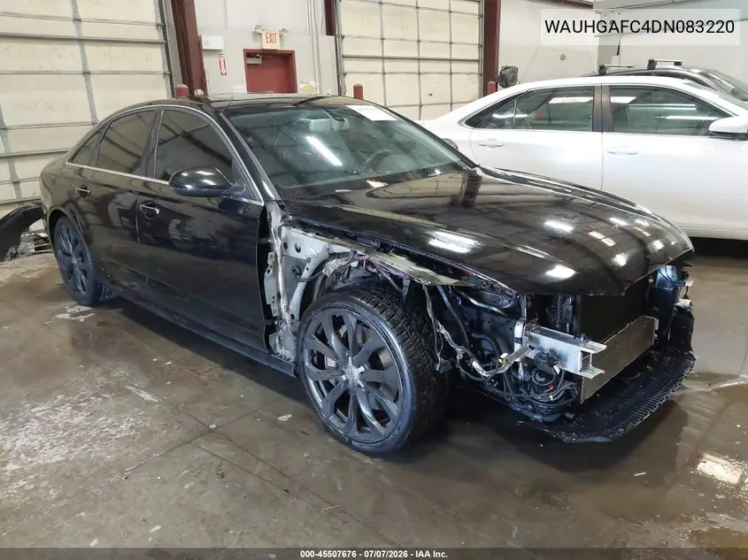 WAUHGAFC4DN083220 2013 Audi A6 3.0T Premium