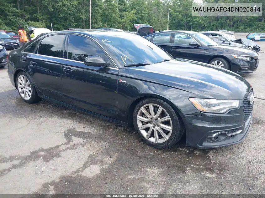 2013 Audi A6 3.0T Premium VIN: WAUHGAFC4DN020814 Lot: 45582366
