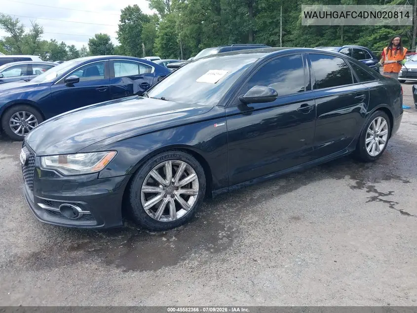 2013 Audi A6 3.0T Premium VIN: WAUHGAFC4DN020814 Lot: 45582366