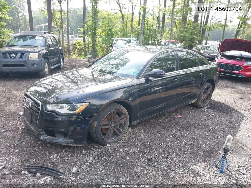 2013 Audi A6 2.0T Premium VIN: WAUFFAFC5DN015521 Lot: 45602704
