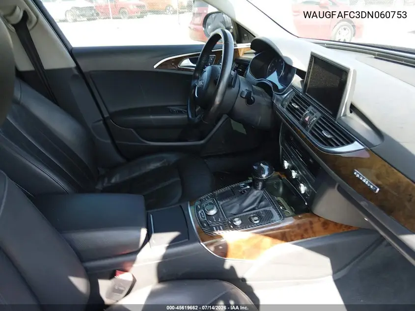2013 Audi A6 2.0T Premium VIN: WAUGFAFC3DN060753 Lot: 45619662