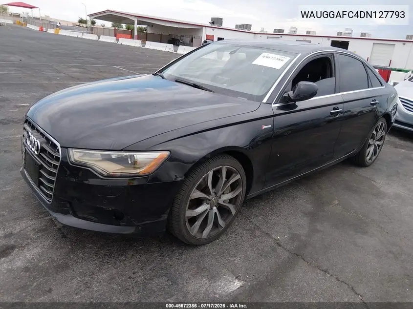 2013 Audi A6 3.0T Premium VIN: WAUGGAFC4DN127793 Lot: 45672386