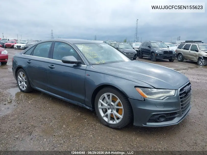 2014 Audi A6 3.0 Technik VIN: WAUJGCFC5EN155623 Lot: 12644048