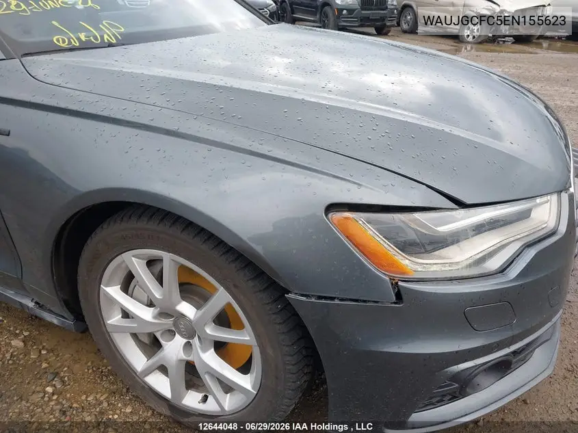 2014 Audi A6 3.0 Technik VIN: WAUJGCFC5EN155623 Lot: 12644048