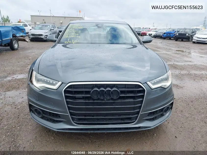 2014 Audi A6 3.0 Technik VIN: WAUJGCFC5EN155623 Lot: 12644048