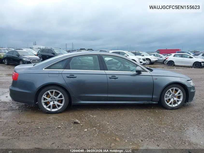 2014 Audi A6 3.0 Technik VIN: WAUJGCFC5EN155623 Lot: 12644048