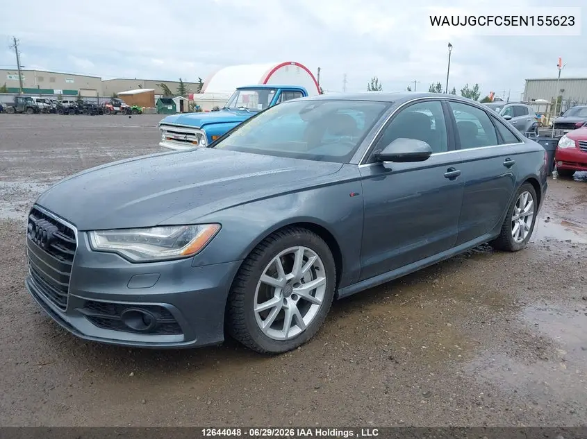 2014 Audi A6 3.0 Technik VIN: WAUJGCFC5EN155623 Lot: 12644048