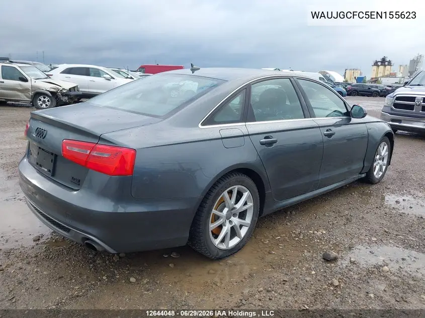 2014 Audi A6 3.0 Technik VIN: WAUJGCFC5EN155623 Lot: 12644048