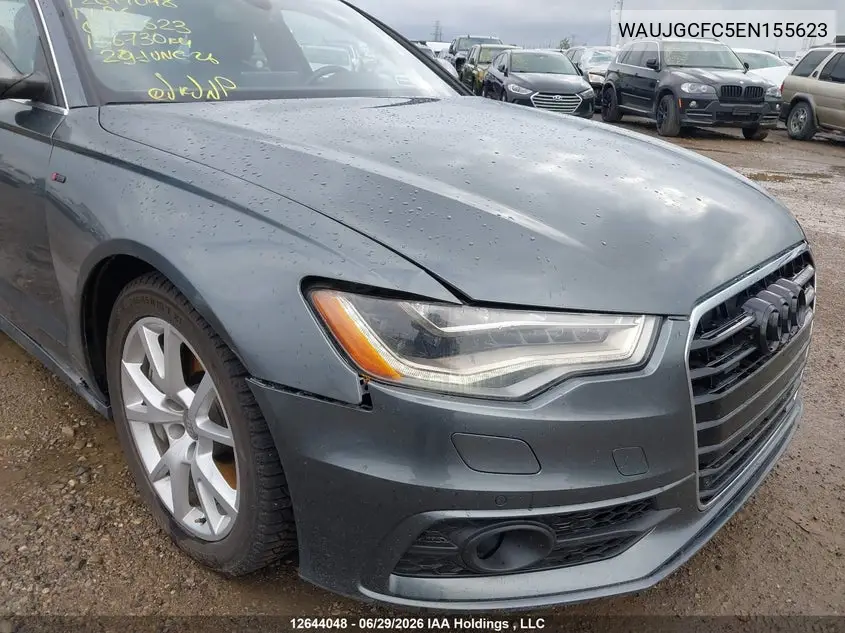 2014 Audi A6 3.0 Technik VIN: WAUJGCFC5EN155623 Lot: 12644048