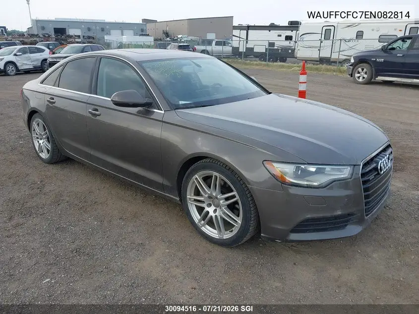 2014 Audi A6 Premium VIN: WAUFFCFC7EN082814 Lot: 30094516