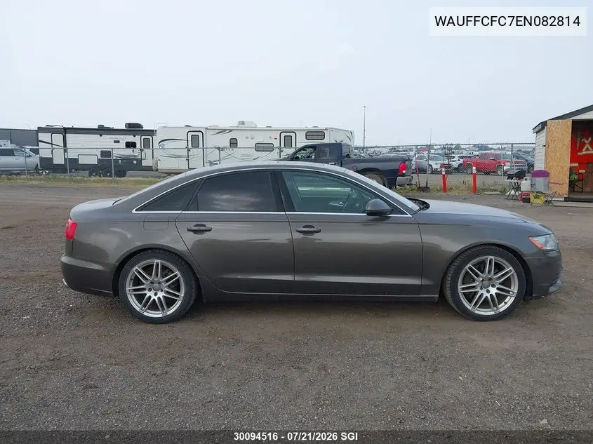 2014 Audi A6 Premium VIN: WAUFFCFC7EN082814 Lot: 30094516