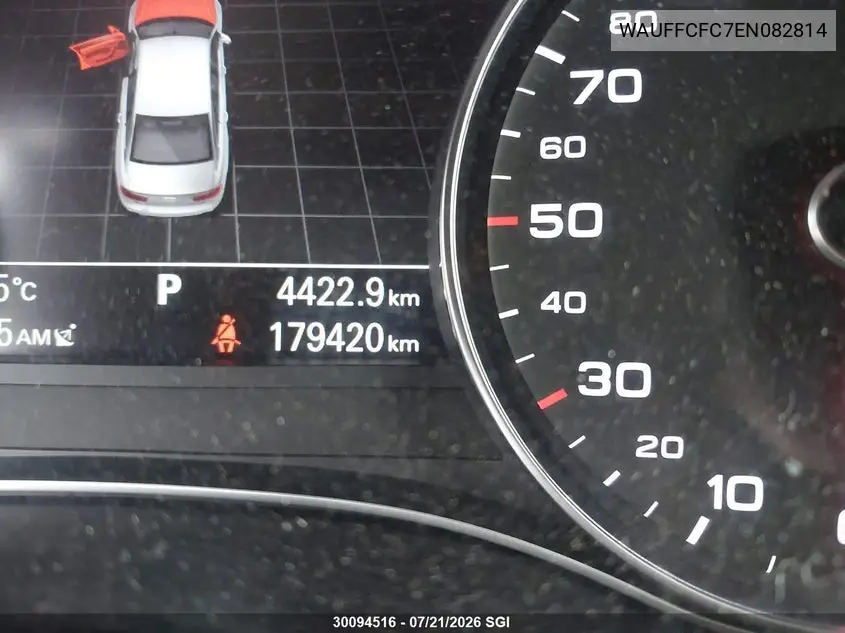 2014 Audi A6 Premium VIN: WAUFFCFC7EN082814 Lot: 30094516