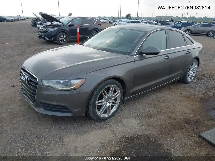 2014 Audi A6 Premium VIN: WAUFFCFC7EN082814 Lot: 30094516
