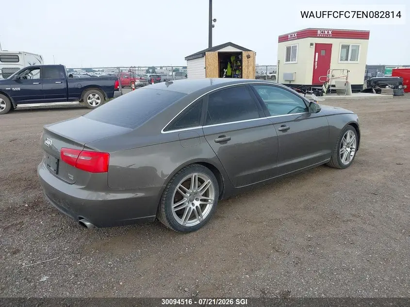 2014 Audi A6 Premium VIN: WAUFFCFC7EN082814 Lot: 30094516
