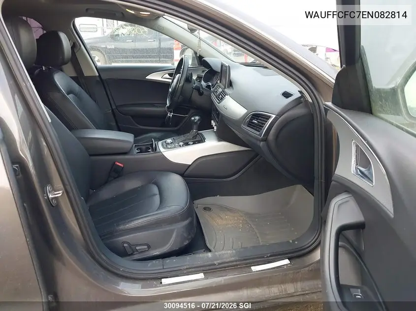 2014 Audi A6 Premium VIN: WAUFFCFC7EN082814 Lot: 30094516