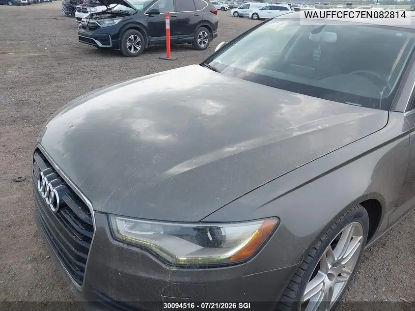 2014 Audi A6 Premium VIN: WAUFFCFC7EN082814 Lot: 30094516