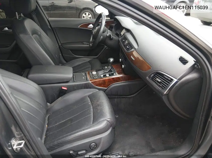 2014 Audi A6 3.0T Premium Plus VIN: WAUHGAFC1EN115039 Lot: 45307090
