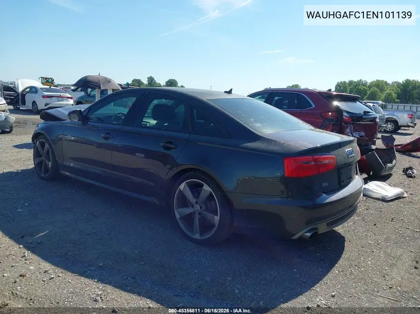2014 Audi A6 3.0T Premium Plus VIN: WAUHGAFC1EN101139 Lot: 45356811