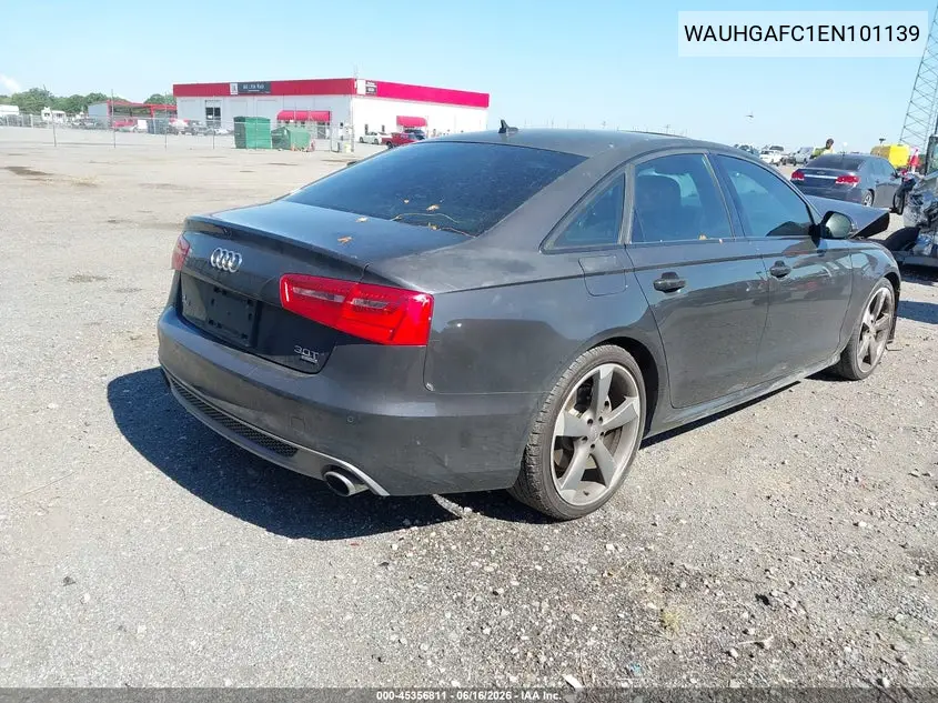 2014 Audi A6 3.0T Premium Plus VIN: WAUHGAFC1EN101139 Lot: 45356811