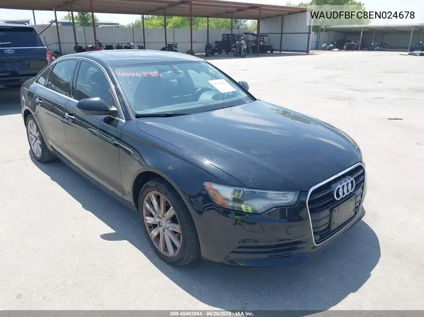 2014 Audi A6 2.0T Premium VIN: WAUDFBFC8EN024678 Lot: 45462984