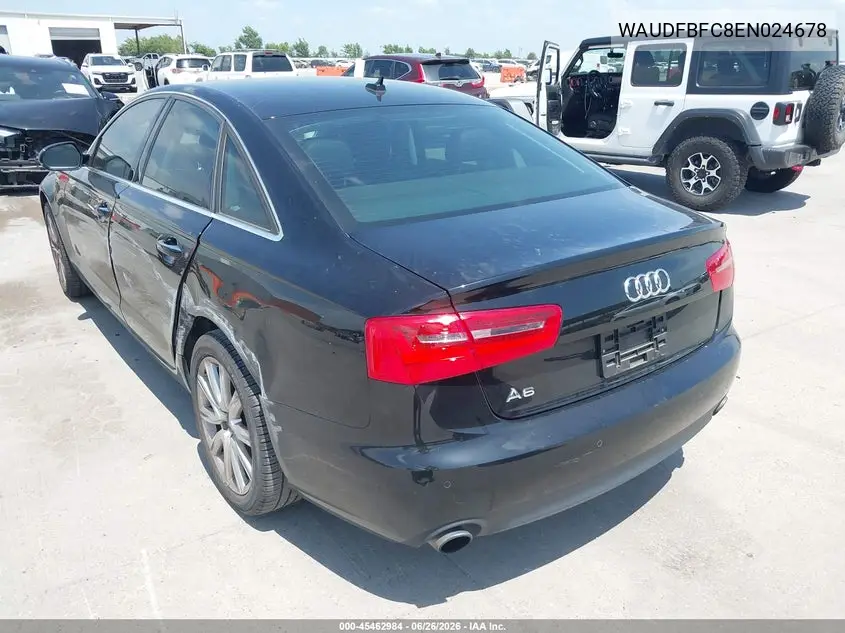 2014 Audi A6 2.0T Premium VIN: WAUDFBFC8EN024678 Lot: 45462984