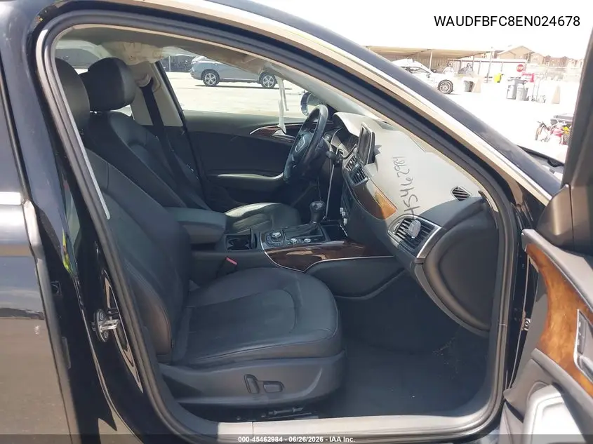 2014 Audi A6 2.0T Premium VIN: WAUDFBFC8EN024678 Lot: 45462984