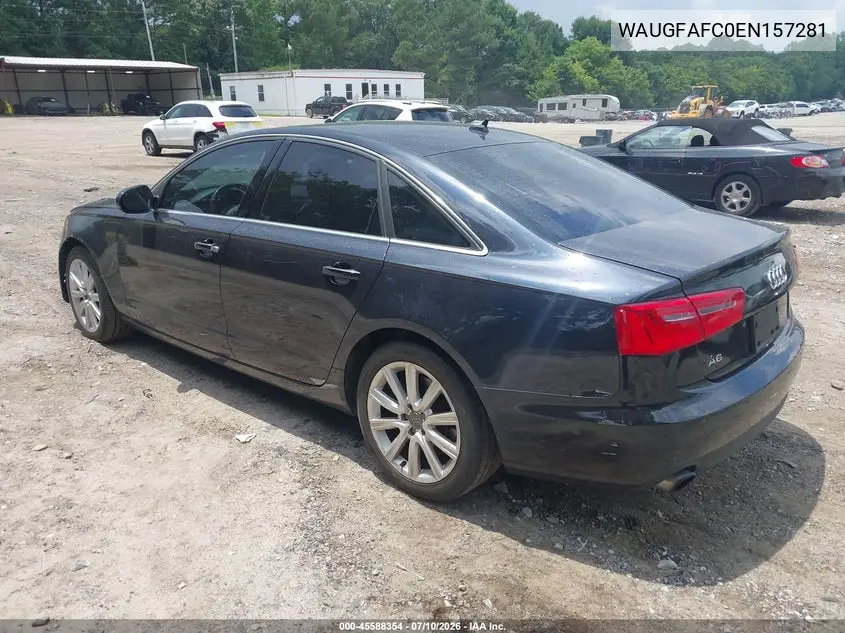 2014 Audi A6 2.0T Premium VIN: WAUGFAFC0EN157281 Lot: 45588354