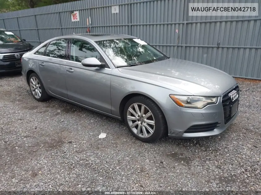 2014 Audi A6 2.0T Premium VIN: WAUGFAFC8EN042718 Lot: 45598508