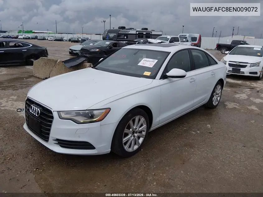 2014 Audi A6 2.0T Premium VIN: WAUGFAFC8EN009072 Lot: 45603339