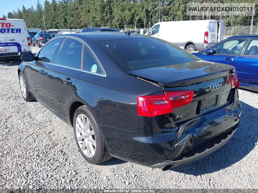 2014 Audi A6 2.0T Premium VIN: WAUGFAFCXEN010711 Lot: 45621122