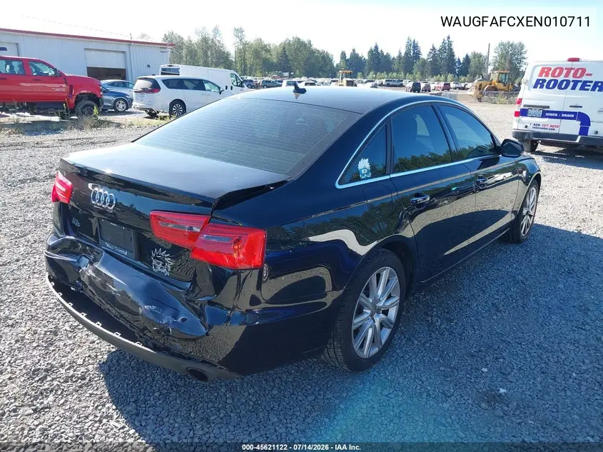 2014 Audi A6 2.0T Premium VIN: WAUGFAFCXEN010711 Lot: 45621122