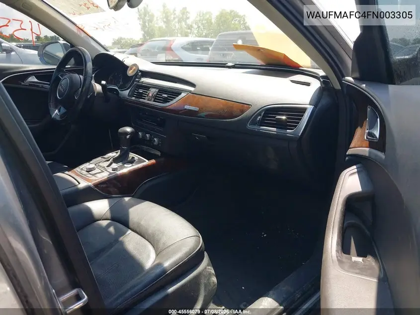 2015 Audi A6 3.0 Tdi Premium Plus VIN: WAUFMAFC4FN003305 Lot: 45556079