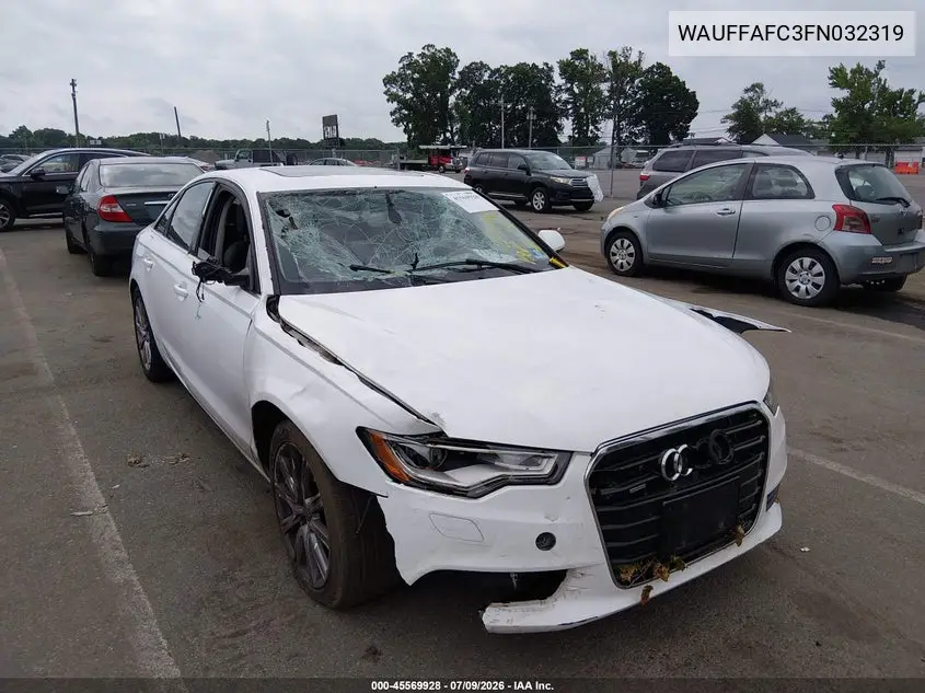 2015 Audi A6 2.0T Premium VIN: WAUFFAFC3FN032319 Lot: 45569928
